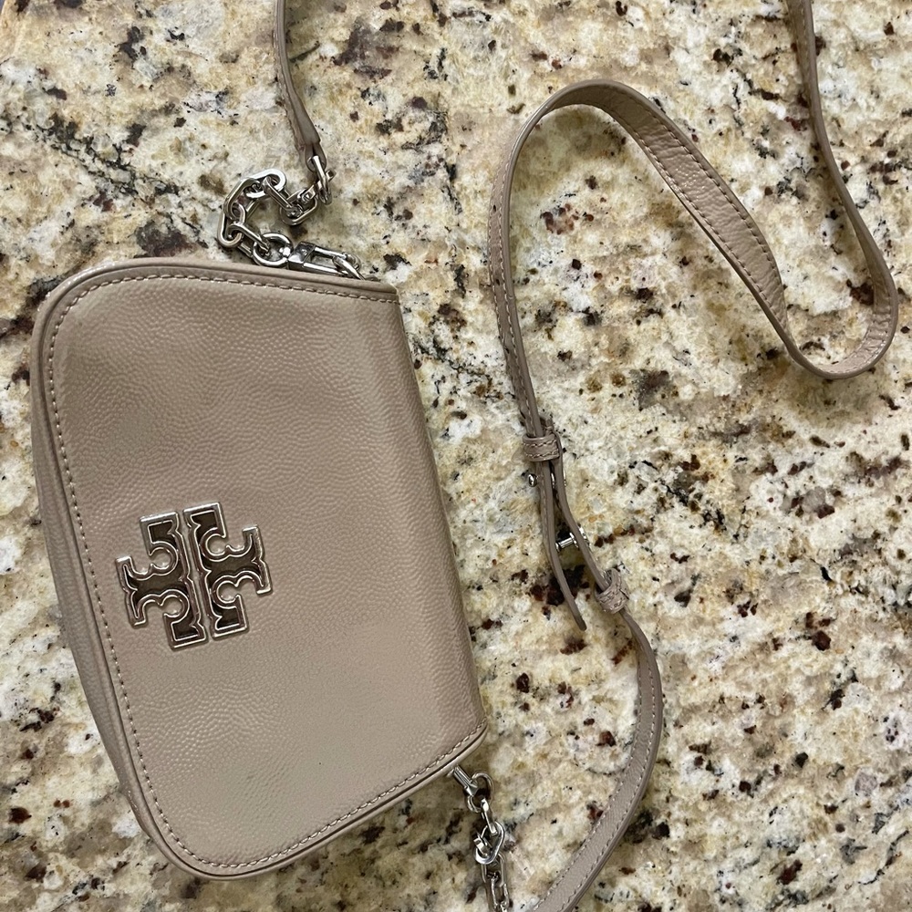 Tory Burch Britten Mini Patent French Cross Body